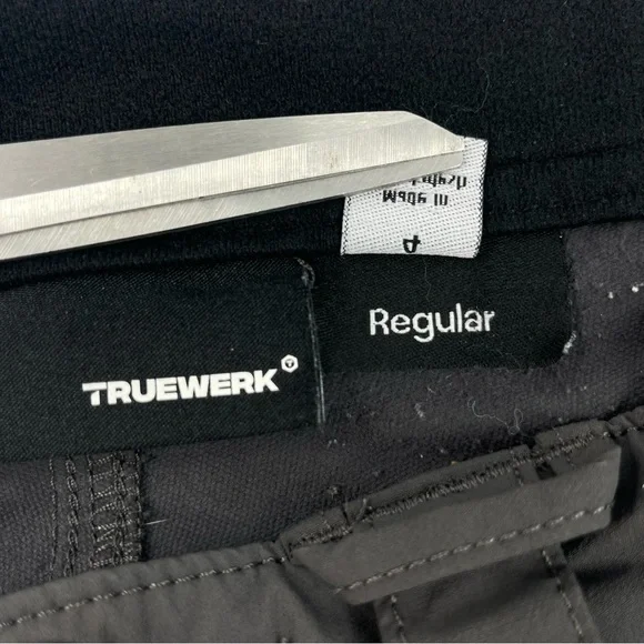 TRUEWERK Women's Gray Cargo Pants Workwear Outdoor Rugged Stretch Size 4 - Picture 7 of 11
